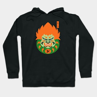 daruma blanka Hoodie